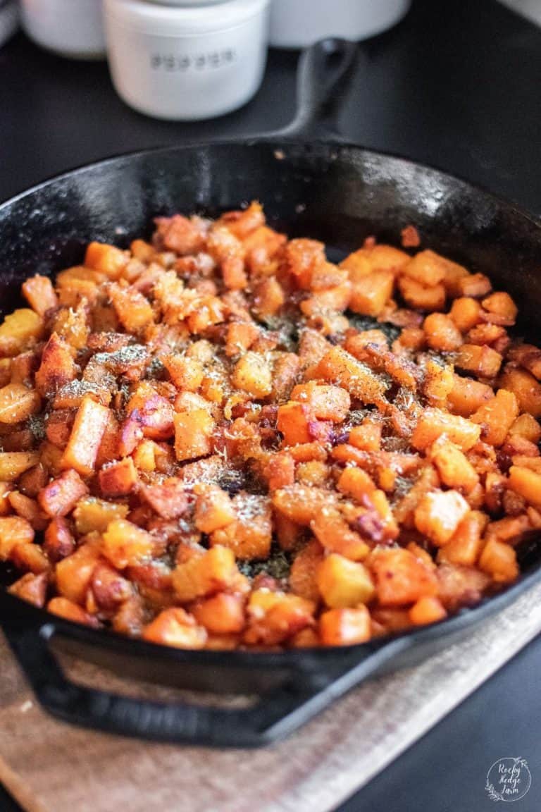 Pan Fried Sweet Potatoes Rocky Hedge Farm