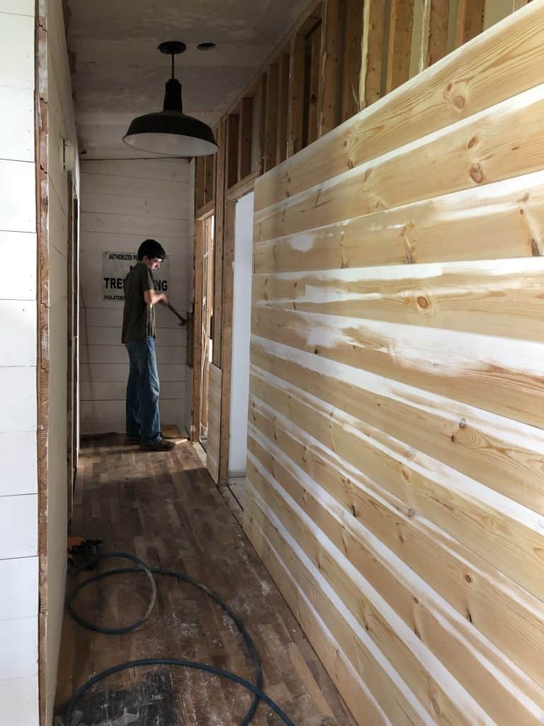 How to shiplap a wall