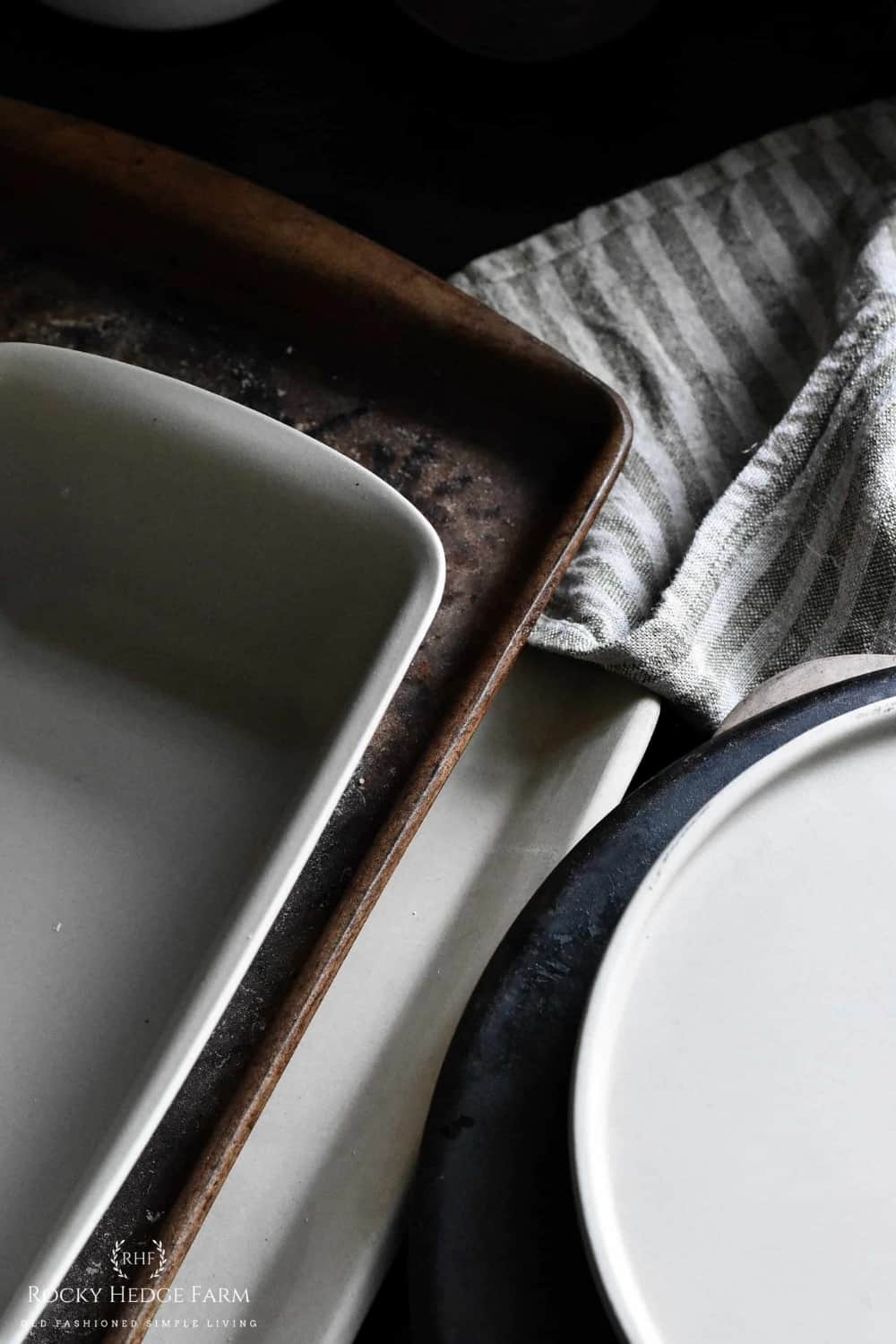 How to Clean and Season Pampered Chef Stoneware Rocky Hedge Farm