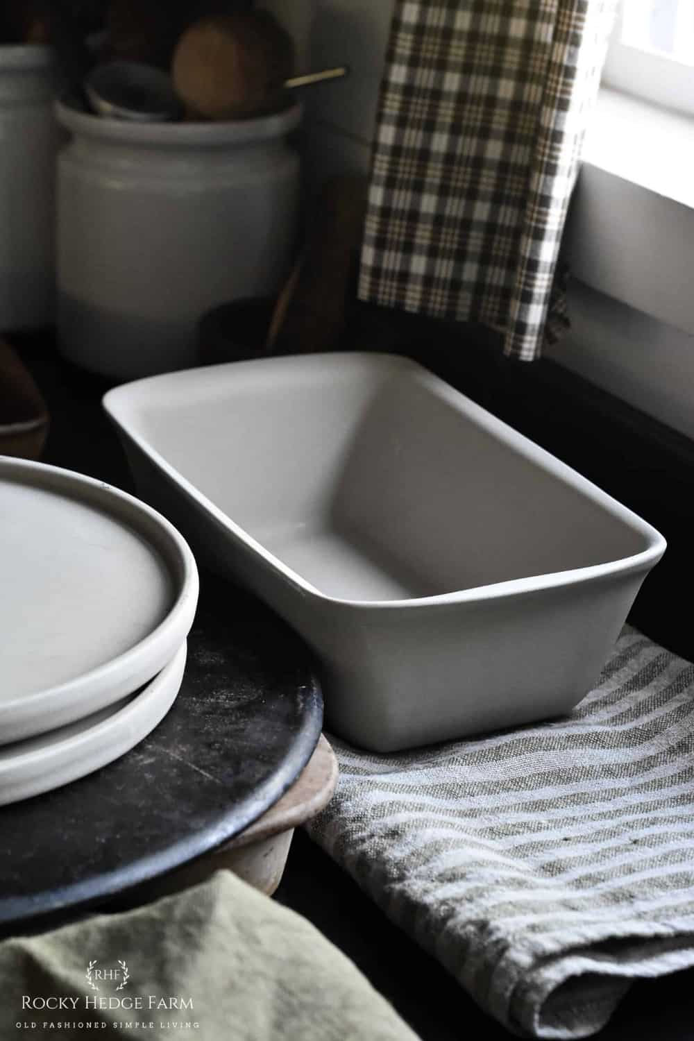 How to Clean and Season Pampered Chef Stoneware Rocky Hedge Farm