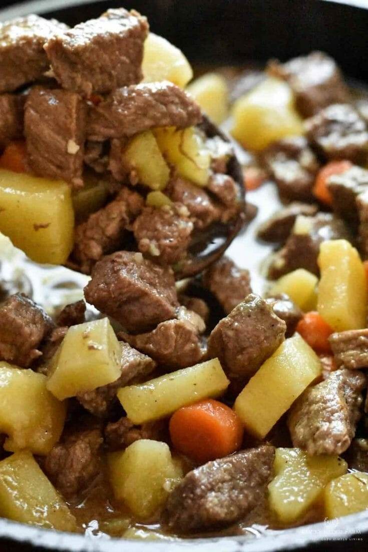 Beef Stew with Potatoes and Carrots