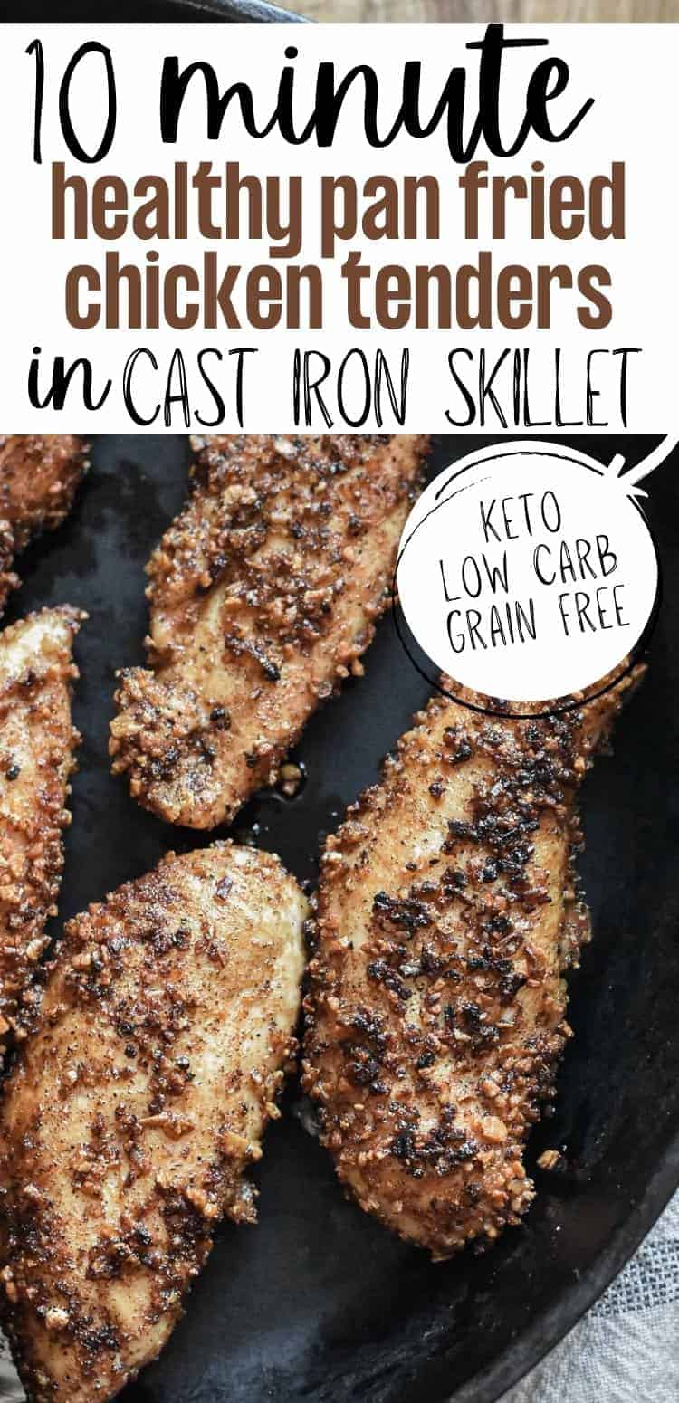 Cast Iron Skillet Pan Fried Chicken Tenders Rocky Hedge Farm