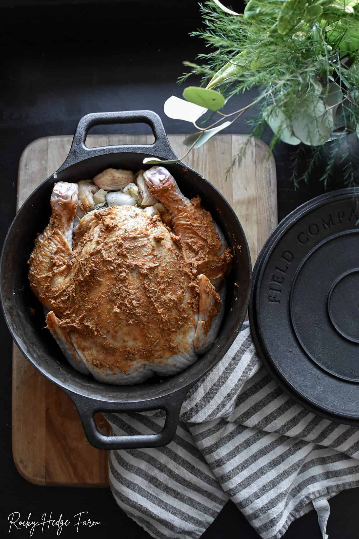 Dutch Oven Whole Chicken Rocky Hedge Farm