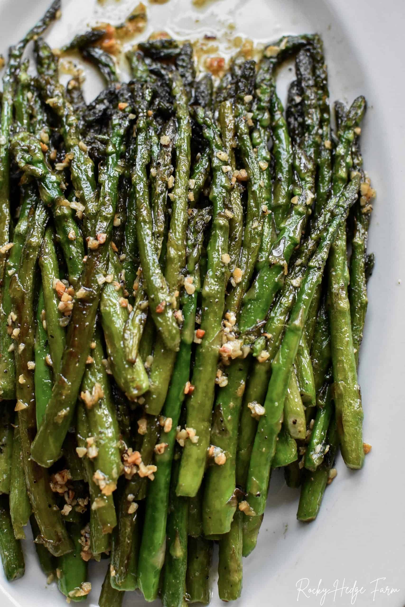 Pan Fried Asparagus Recipe Rocky Hedge Farm