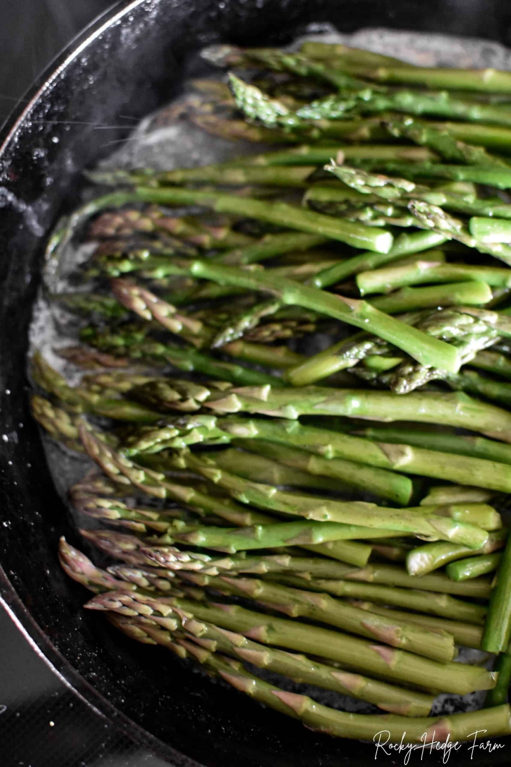 Pan Fried Asparagus Recipe Rocky Hedge Farm