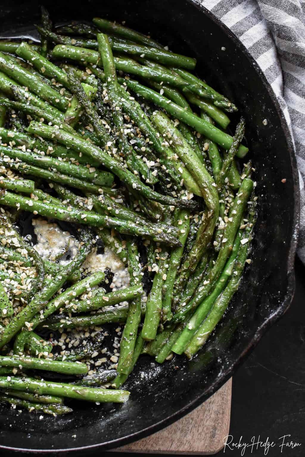 Pan Fried Asparagus Recipe Rocky Hedge Farm