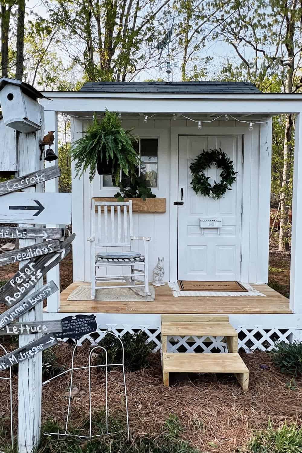Country Cottage Garden Shed - Rocky Hedge Farm