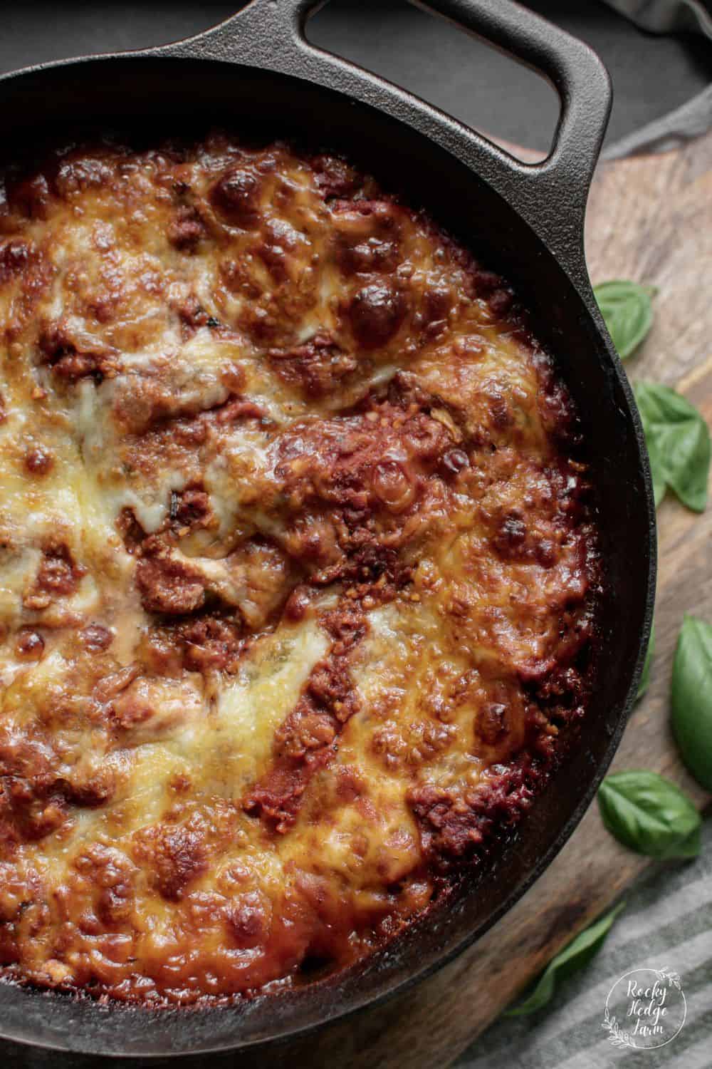 Easy Homemade Dutch Oven Lasagna Rocky Hedge Farm