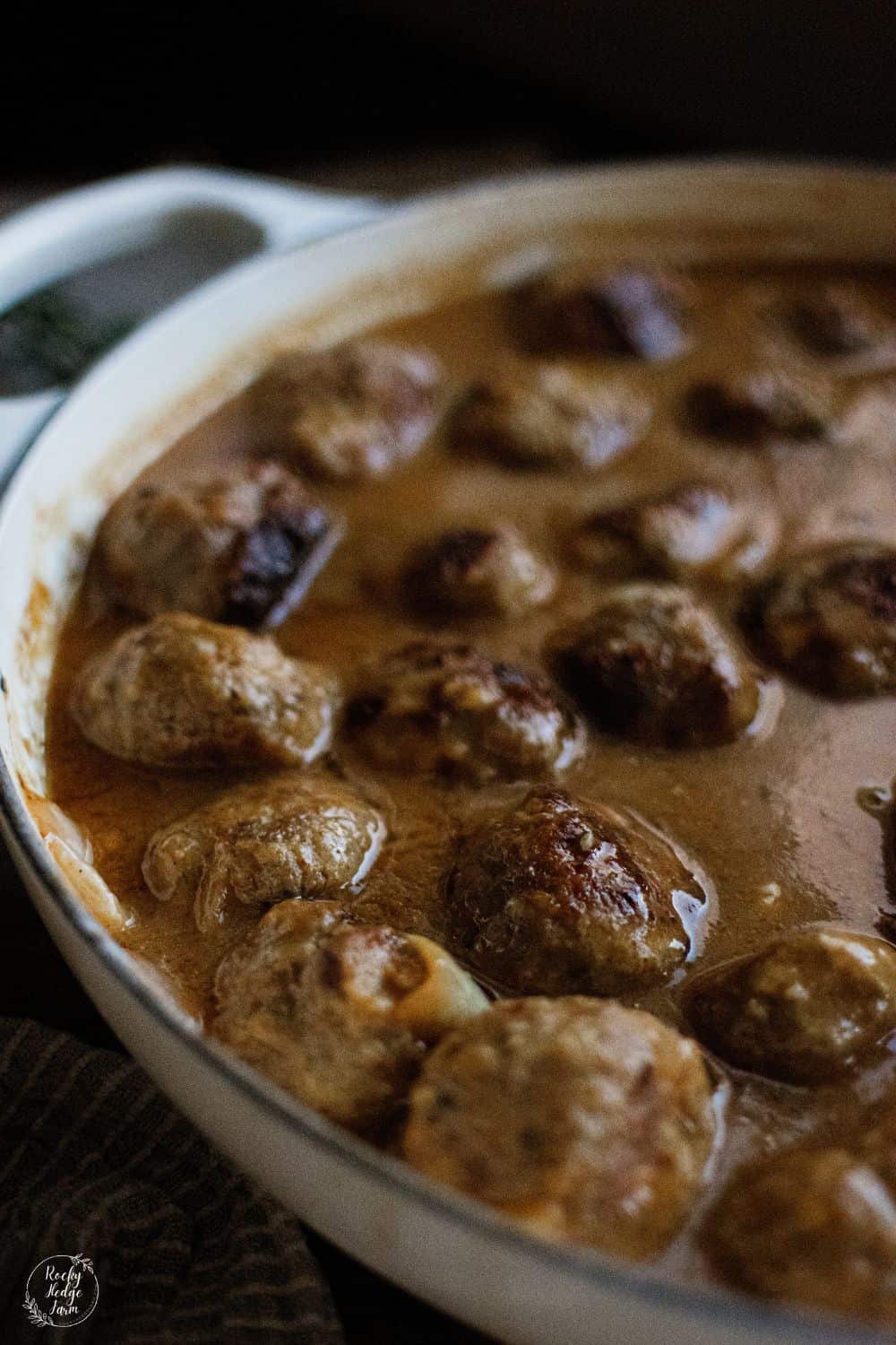 Meatballs and Gravy Rocky Hedge Farm