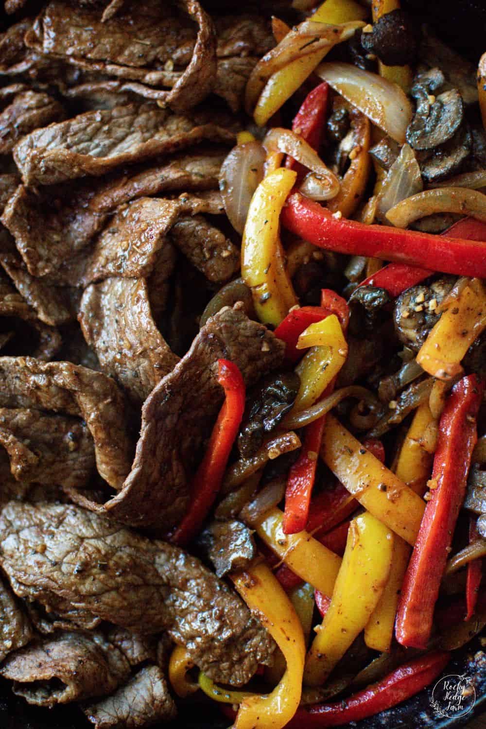 Cast Iron Skillet Fajitas Rocky Hedge Farm