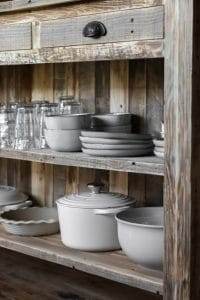 Rustic Kitchen Island with Seating and Storage - Rocky Hedge Farm