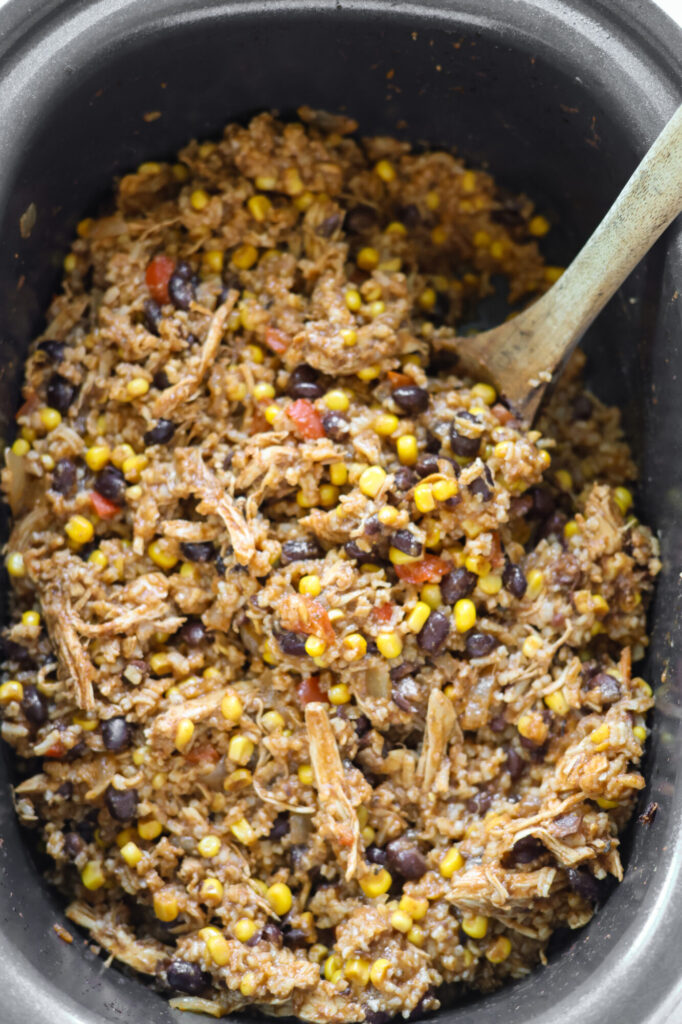 Mexican chicken and rice slow cooker recipe