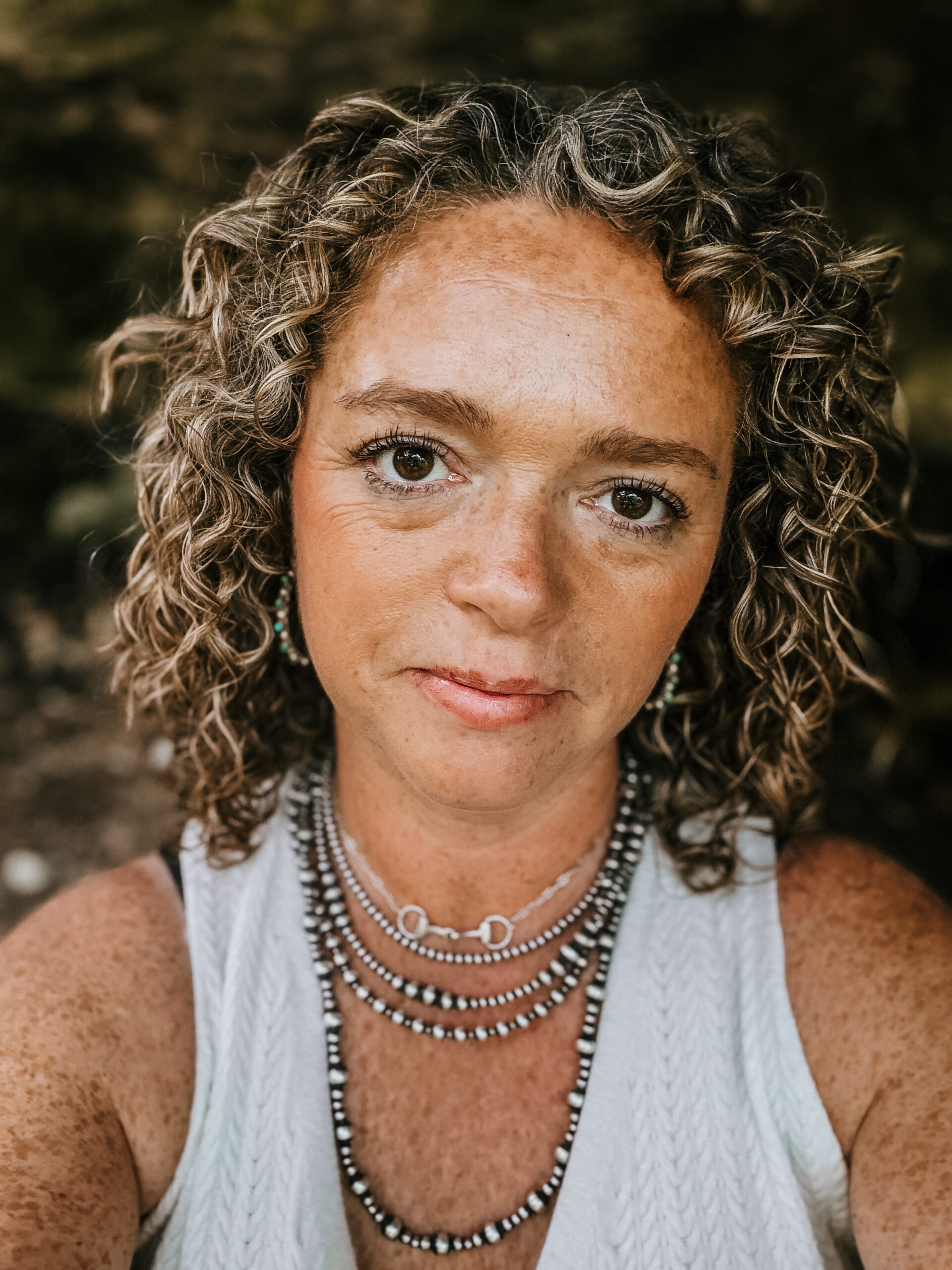 A photo of Sarah who is the creator behind Rocky Hedge Farm